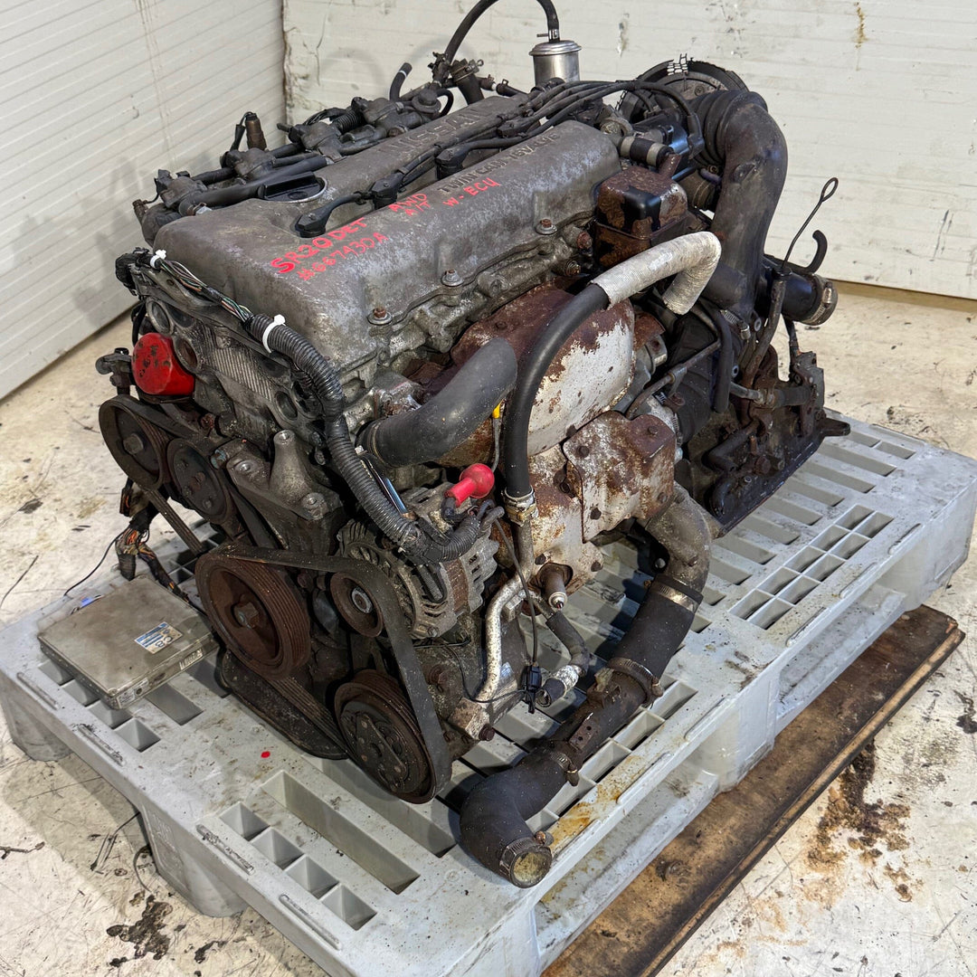 Nissan Sentra 1990-1993 2.0L Turbo JDM Engine With AWD Transmission- SR20DET B13 Motor Vehicle Engines JDM Engine Zone