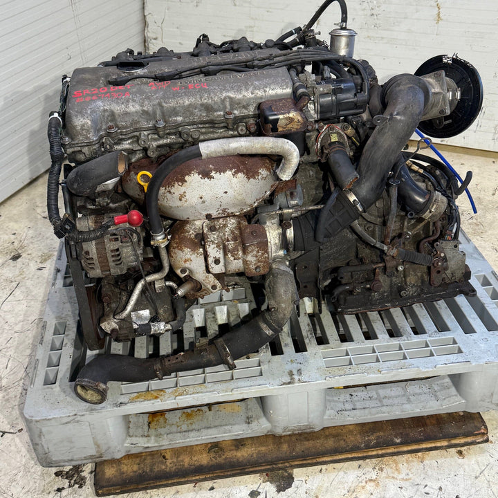 Nissan Sentra 1990-1993 2.0L Turbo JDM Engine With AWD Transmission- SR20DET B13 Motor Vehicle Engines JDM Engine Zone