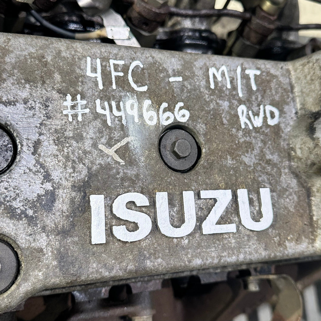 Isuzu Aska 2.0L Sohc 8 Valve Jdm Engine RWD Manual Actual Swap 4FC Motor Vehicle Engines JDM Engine Zone