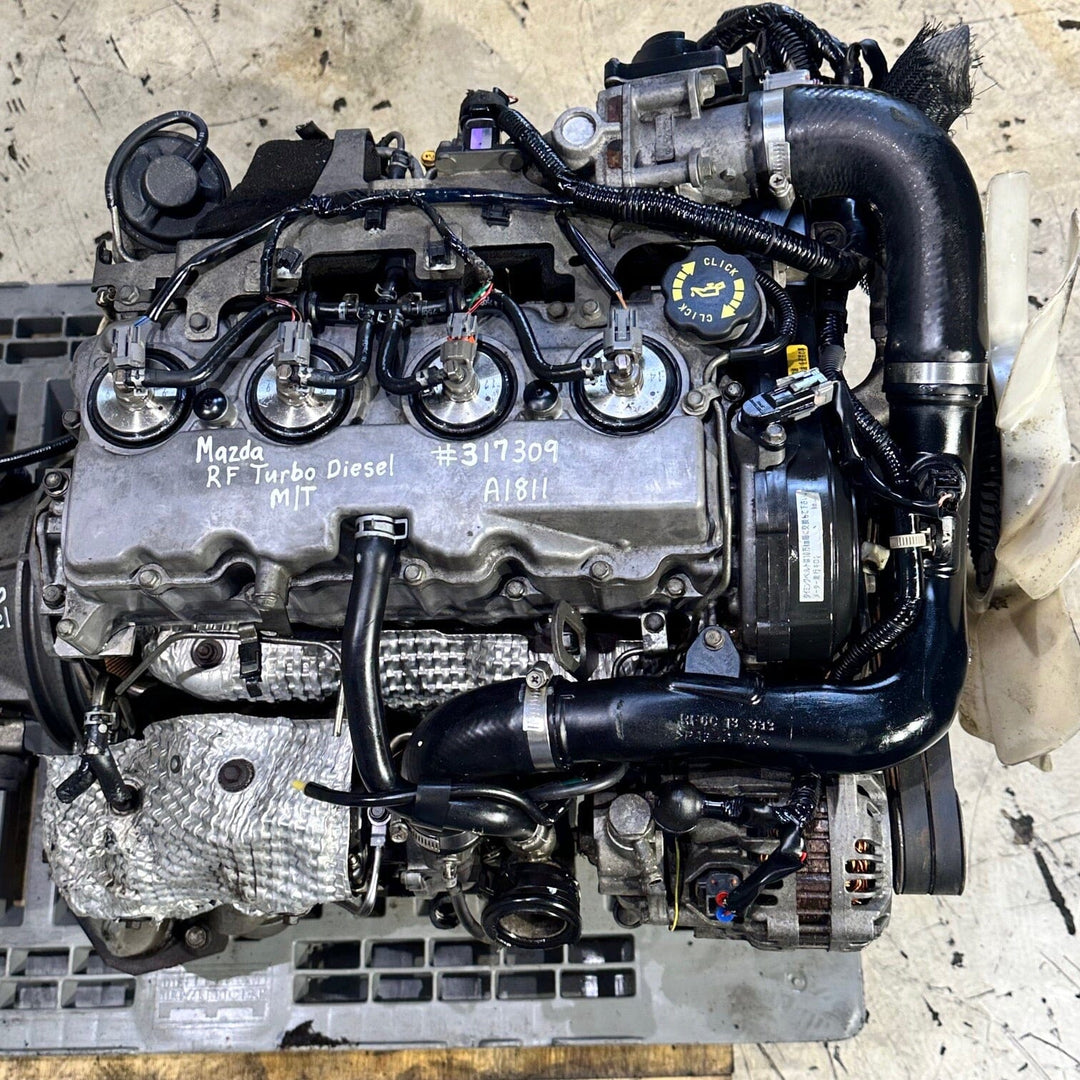Mazda Bongo Brawny Turbo Diesel Jdm Engine All Wheel Drive Manual Transmission RF Motor Vehicle Engines JDM Engine Zone