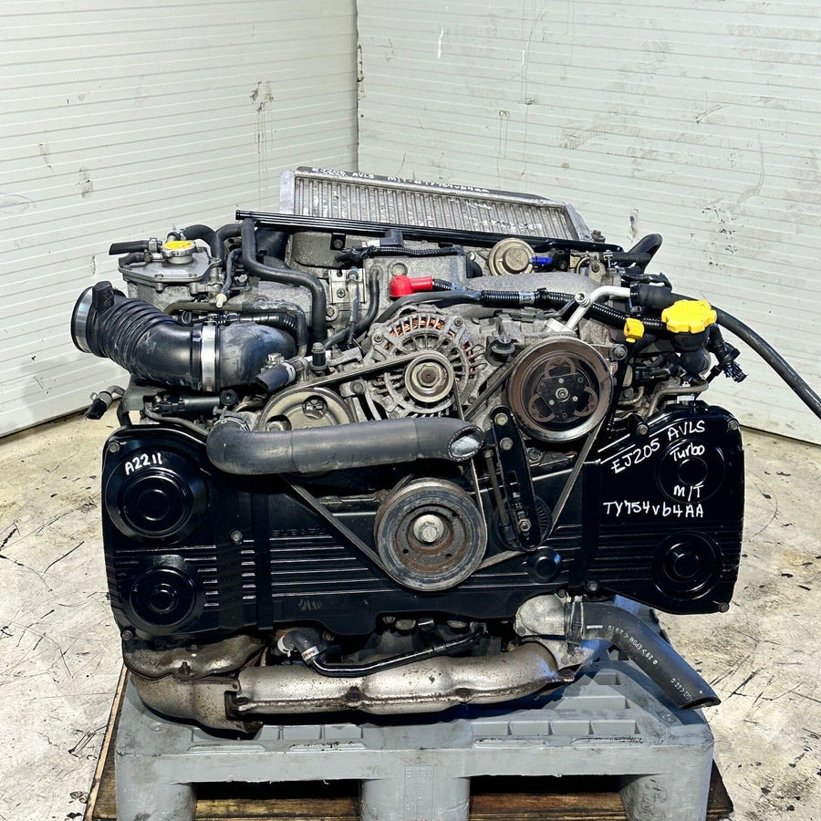 Subaru Legacy 1998 2000 2.0L Jdm Turbo Engine AVCS 5 Speed Manual Transmission EJ205 Subaru Forester Engine Ej205 JDM Engine Zone