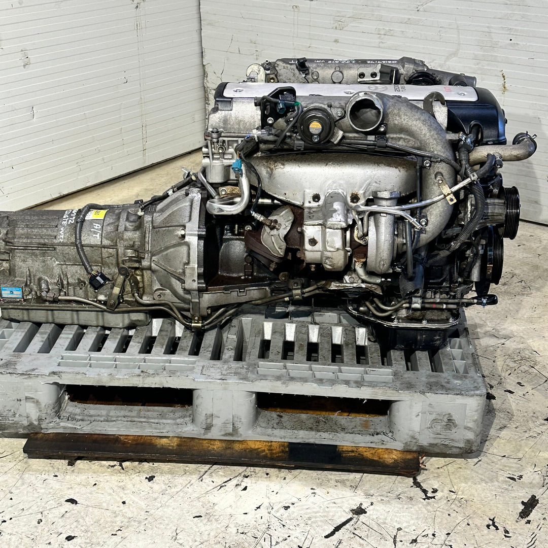 Toyota Chaser Soarer Supra 1JZ-GTE 2.5L Vvt-I Turbo Jdm Actual Engine Transmission Swap - 1JZ-GTE 6167172 Toyota Supra Chaser soarer 1jzgte Engine JDM Engine Zone