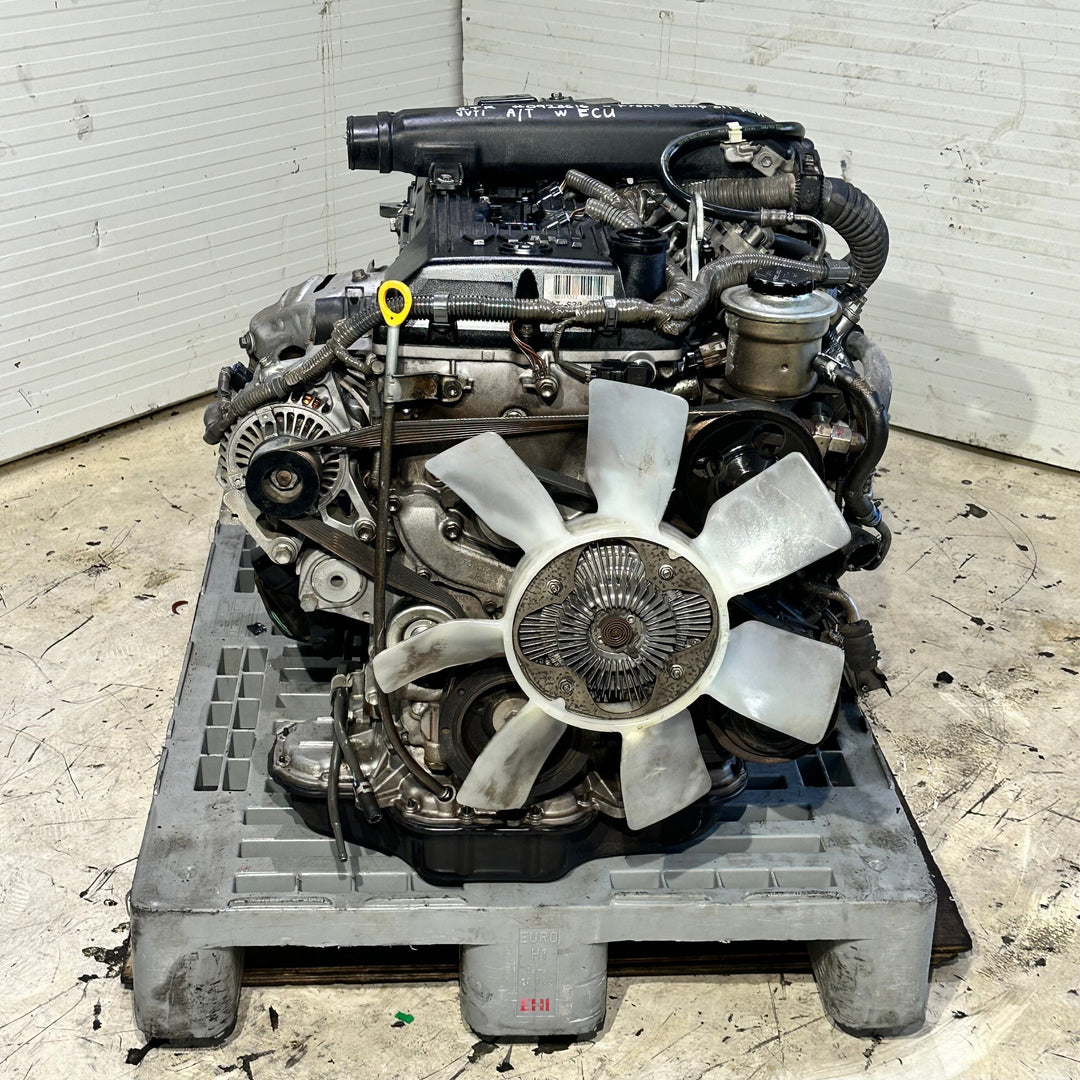 Toyota Dyna 2.0L DOHC VVT-i JDM Front Sump Engine RWD Automatic Transmission 1tr 0923616 Motor Vehicle Parts JDM Engine Zone