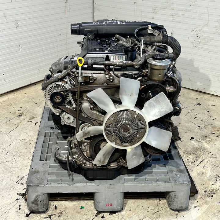 Toyota Dyna 2.0L DOHC VVT-i JDM Front Sump Engine RWD Automatic Transmission 1tr 0923616 Motor Vehicle Parts JDM Engine Zone
