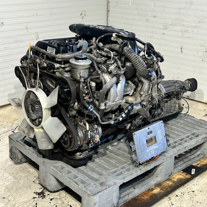 Toyota Dyna 2.0L DOHC VVT-i JDM Front Sump Engine RWD Automatic Transmission 1tr 0923616 Motor Vehicle Parts JDM Engine Zone