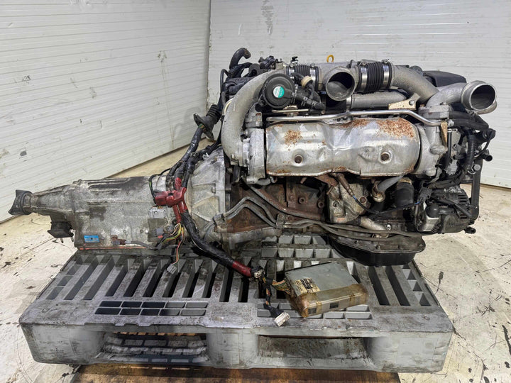 Toyota Supra Soarer Chaser 1989-1995 2.5L Non Vvt-I Turbo Engine Automatic Transmission Actual Swap - 1JZ-GTE 6102705 Toyota Supra Soarer Chaser Engine JDM Engine Zone