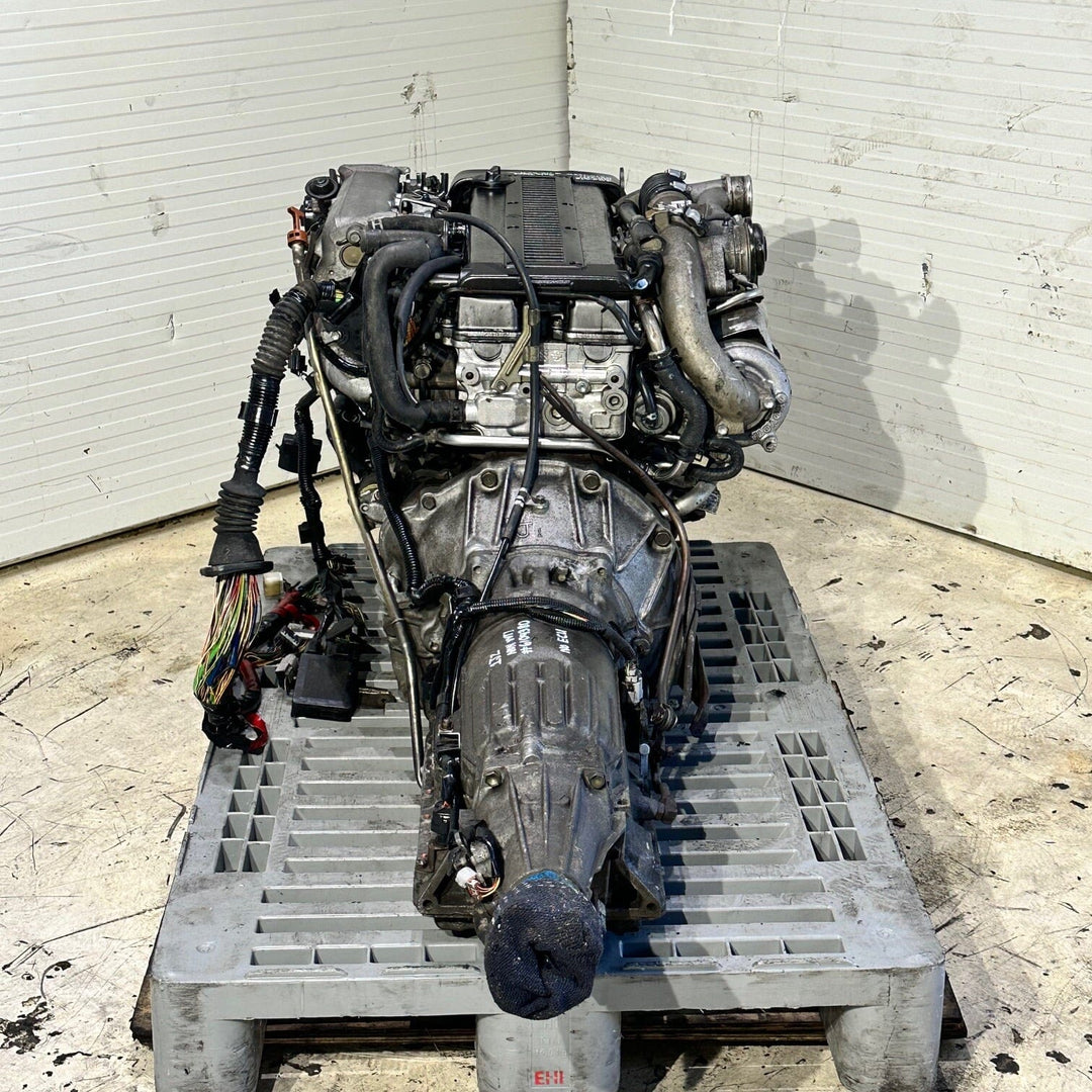 Toyota Supra Soarer Chaser 1989-1995 2.5L Non Vvt-I Turbo Engine Automatic Transmission Actual Swap - 1JZ-GTE 6104380 Toyota Supra Soarer Chaser Engine JDM Engine Zone