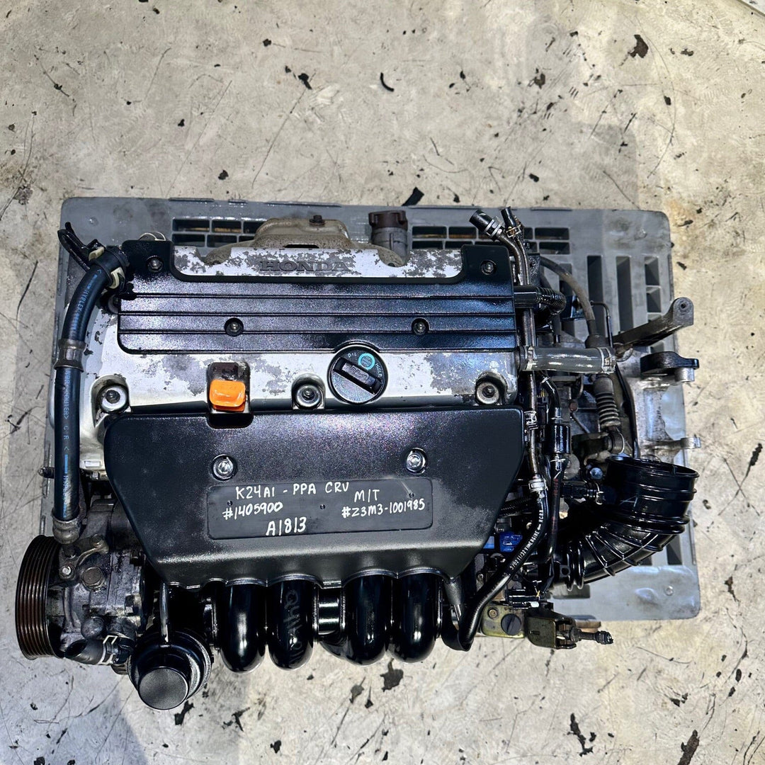 Honda Cr-V 2002-2006 2.4L Dohc I-Vtec JDM Engine Manual Transmission Z2M3 - K24a - Replaces K24a1 Honda Crv 2.4L Engine JDM Engine Zone 