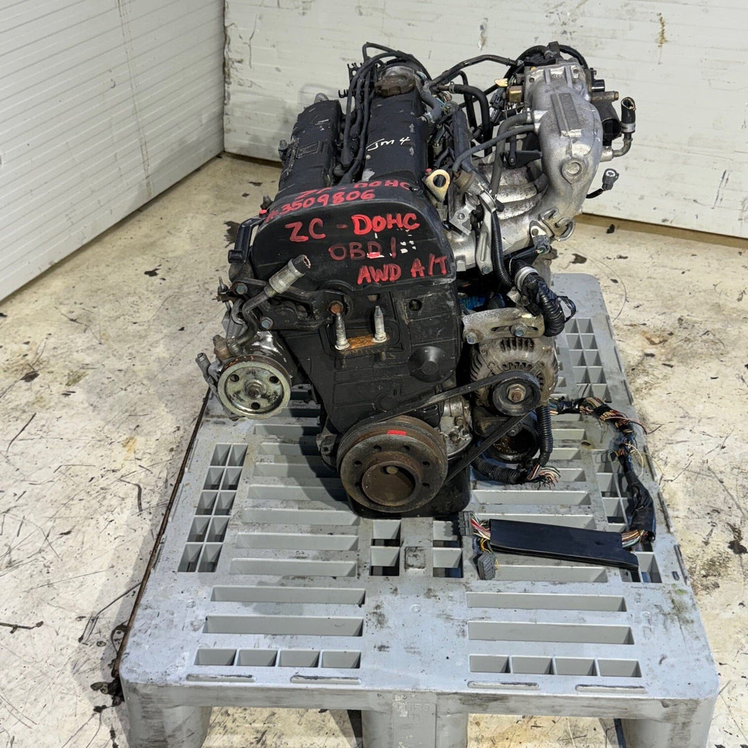 Honda Crx Civic Del Sol Obd1 1.6l Jdm Engine Automatic Transmission ZC DOHC Motor Vehicle Engines JDM Engine Zone 