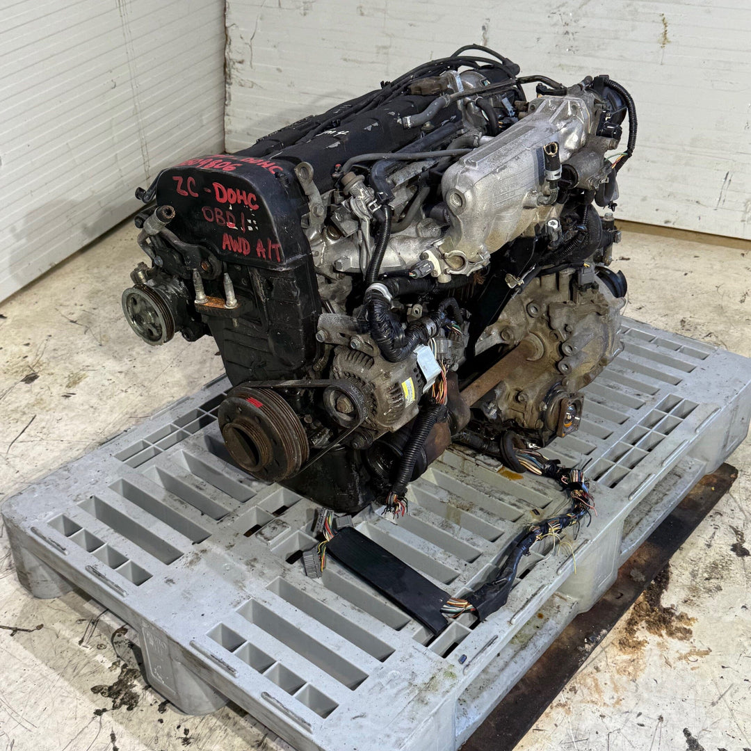 Honda Crx Civic Del Sol Obd1 1.6l Jdm Engine Automatic Transmission ZC DOHC Motor Vehicle Engines JDM Engine Zone 