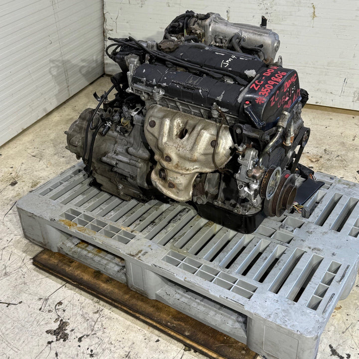 Honda Crx Civic Del Sol Obd1 1.6l Jdm Engine Automatic Transmission ZC DOHC Motor Vehicle Engines JDM Engine Zone 