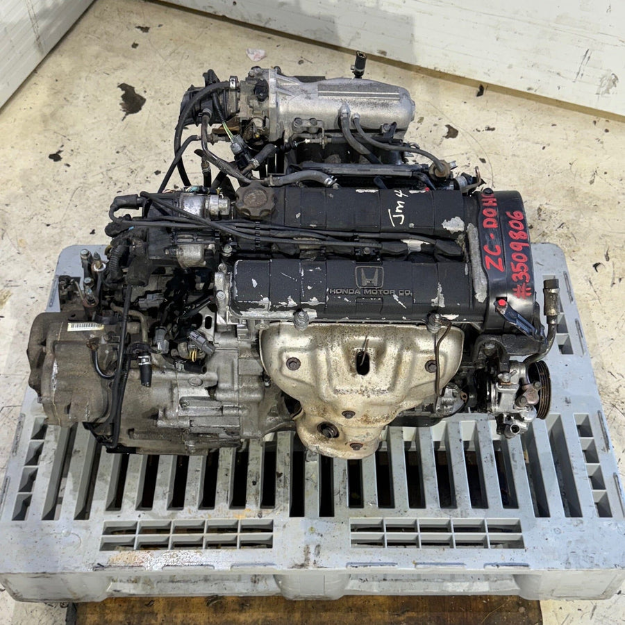 Honda Crx Civic Del Sol Obd1 1.6l Jdm Engine Automatic Transmission ZC DOHC Motor Vehicle Engines JDM Engine Zone 