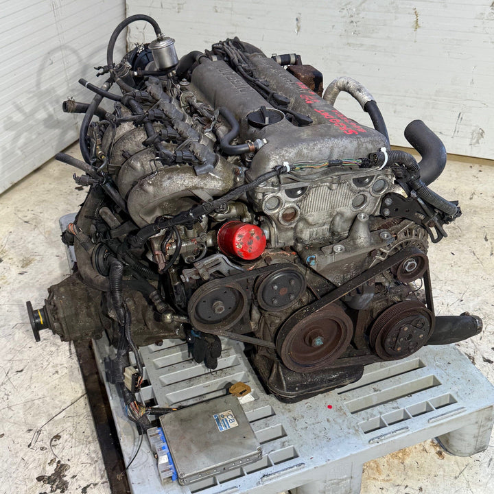 Nissan Sentra 1990-1993 2.0L Turbo JDM Engine With AWD Transmission- SR20DET B13 Motor Vehicle Engines JDM Engine Zone 