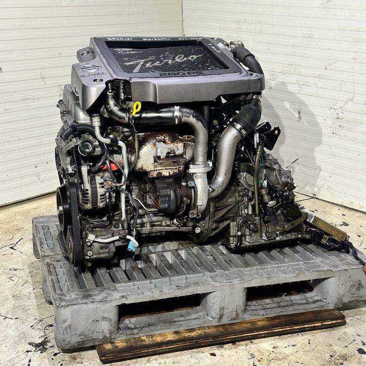 Nissan X-Trail 2000-2007 2.0l Turbo JDM Actual Engine Automatic Transmission - Sr20vet Neo Vvl 613207w Nissan x Trail sr20vet JDM Engine Zone 