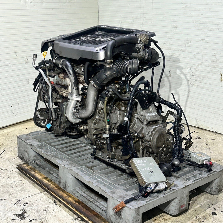 Nissan X-Trail 2000-2007 2.0l Turbo JDM Actual Engine Automatic Transmission - Sr20vet Neo Vvl 613207w Nissan x Trail sr20vet JDM Engine Zone 