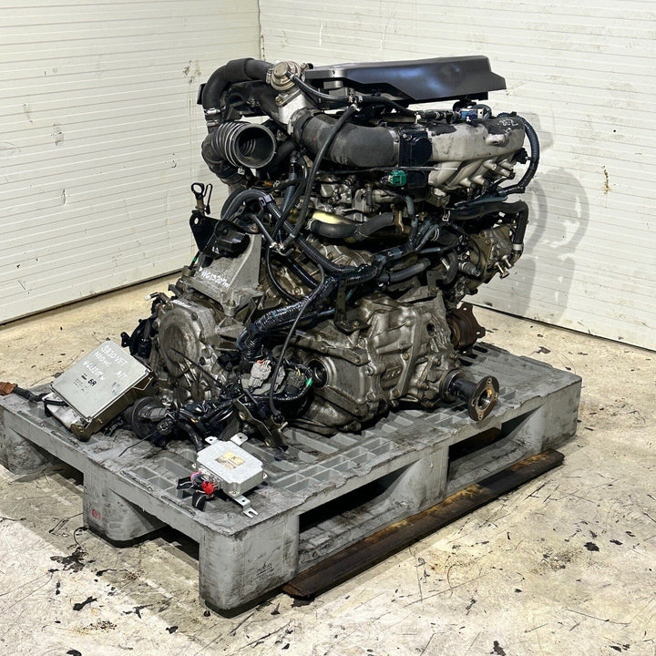 Nissan X-Trail 2000-2007 2.0l Turbo JDM Actual Engine Automatic Transmission - Sr20vet Neo Vvl 613207w Nissan x Trail sr20vet JDM Engine Zone 