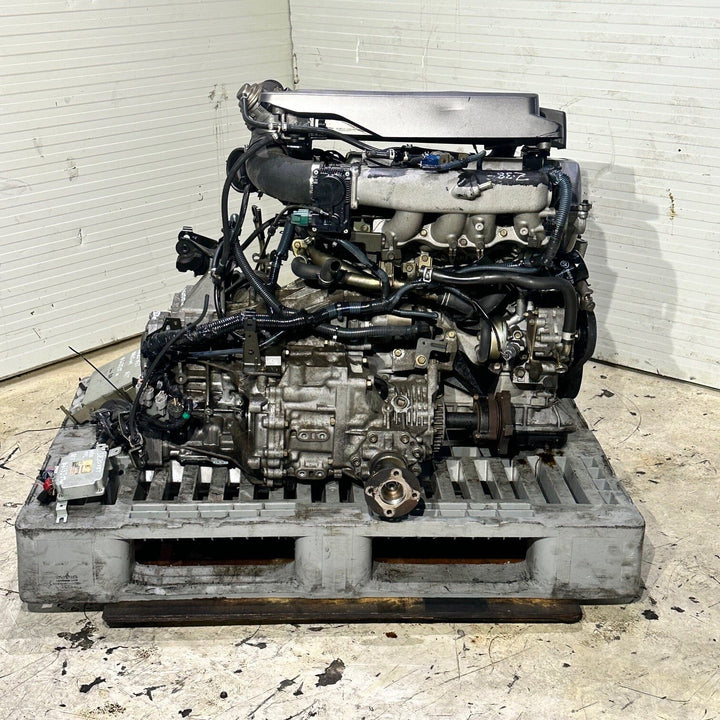 Nissan X-Trail 2000-2007 2.0l Turbo JDM Actual Engine Automatic Transmission - Sr20vet Neo Vvl 613207w Nissan x Trail sr20vet JDM Engine Zone 