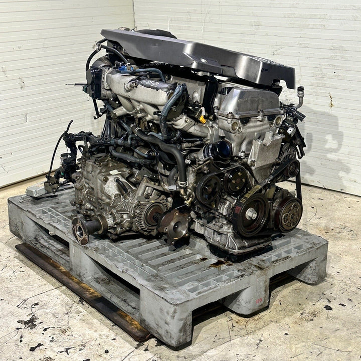 Nissan X-Trail 2000-2007 2.0l Turbo JDM Actual Engine Automatic Transmission - Sr20vet Neo Vvl 613207w Nissan x Trail sr20vet JDM Engine Zone 