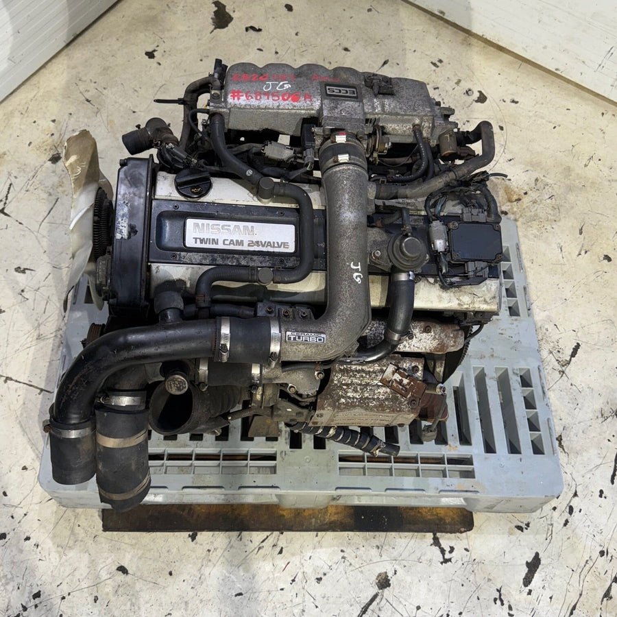 Nissan Skyline 2.0L Turbo Rwd JDM Actual Engine - Rb20det 689506a Motor Vehicle Engines JDM Engine Zone 