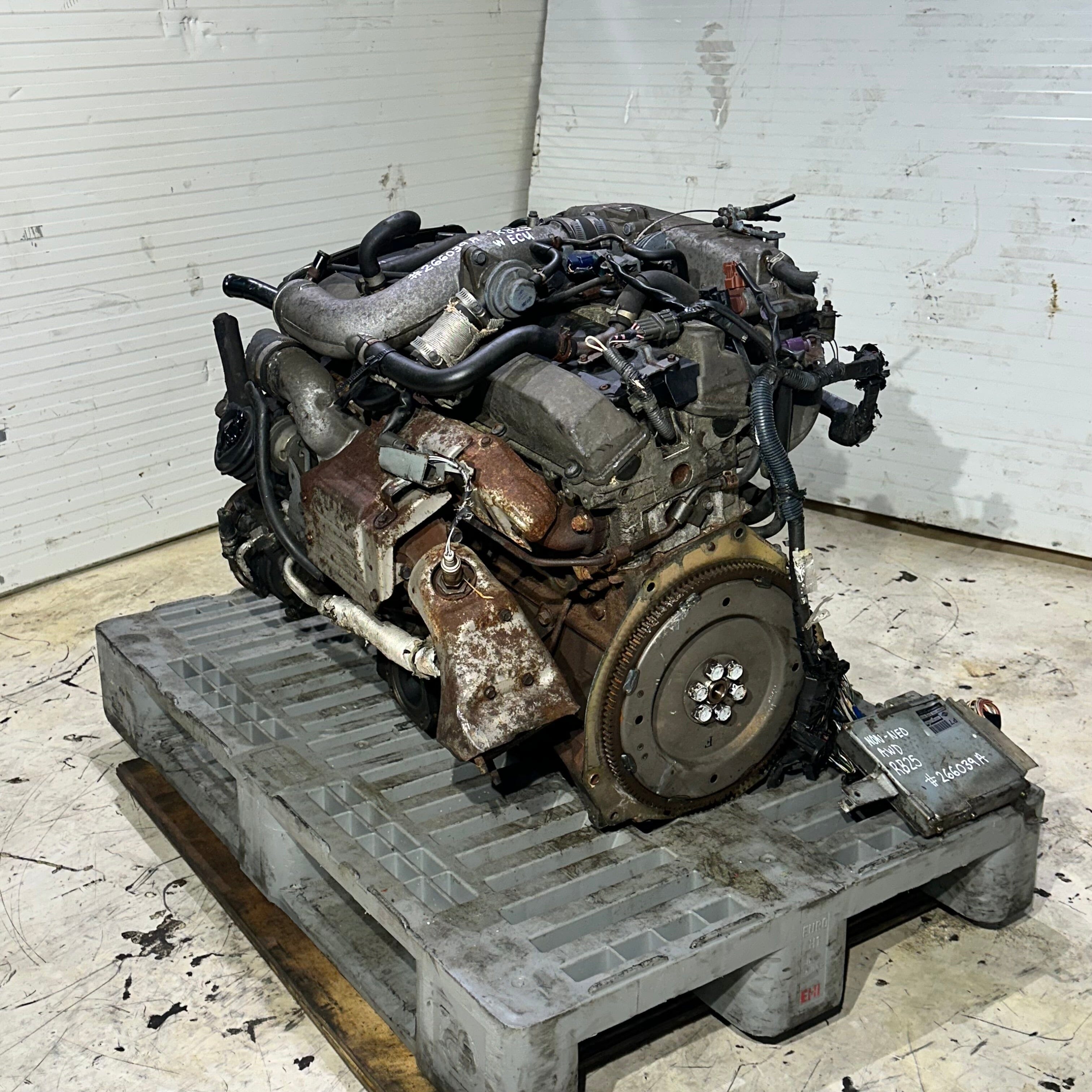Nissan Skyline 2.5l Turbo Non Neo Vvl Awd Jdm Actual Engine