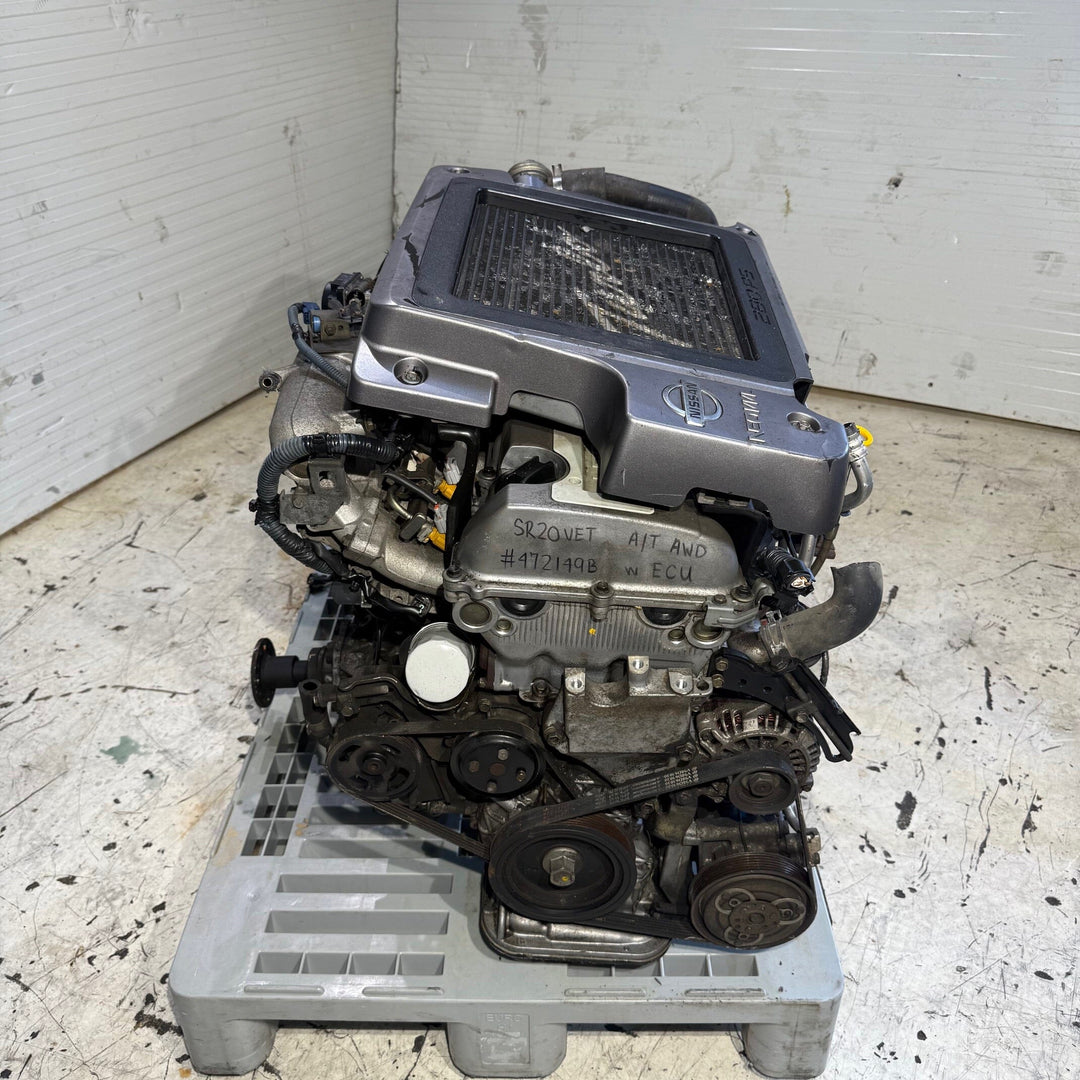 Nissan X-Trail 2000-2007 2.0l Turbo Engine Automatic Jdm Engine Transmission - Sr20vet Neo Vvl 472249B Nissan x Trail sr20vet JDM Engine Zone 