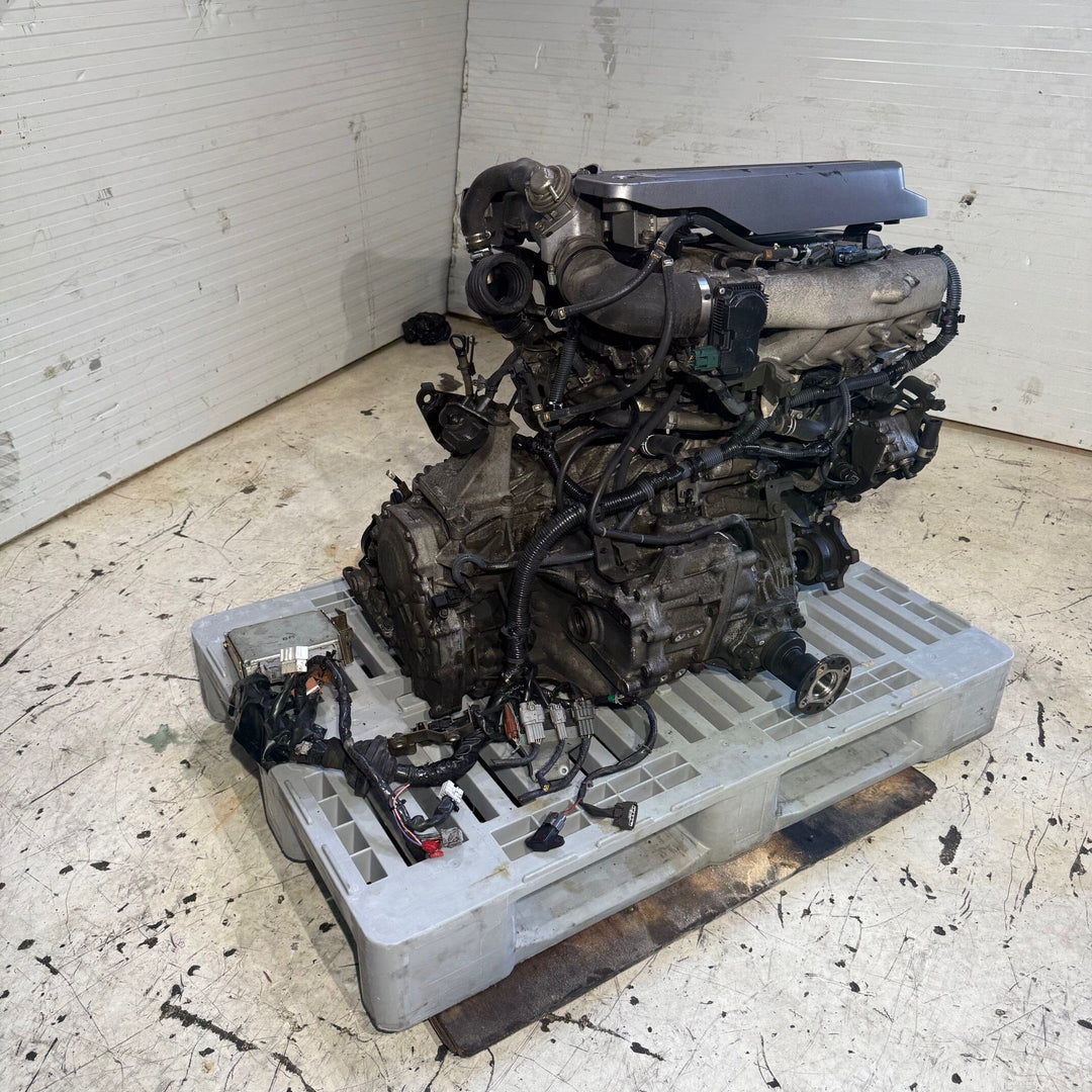 Nissan X-Trail 2000-2007 2.0l Turbo Engine Automatic Jdm Engine Transmission - Sr20vet Neo Vvl 472249B Nissan x Trail sr20vet JDM Engine Zone 