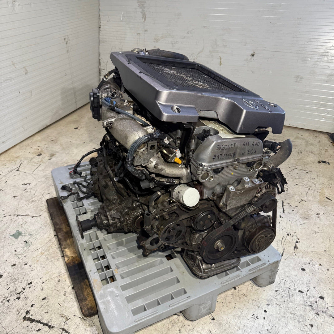 Nissan X-Trail 2000-2007 2.0l Turbo Engine Automatic Jdm Engine Transmission - Sr20vet Neo Vvl 472249B Nissan x Trail sr20vet JDM Engine Zone 
