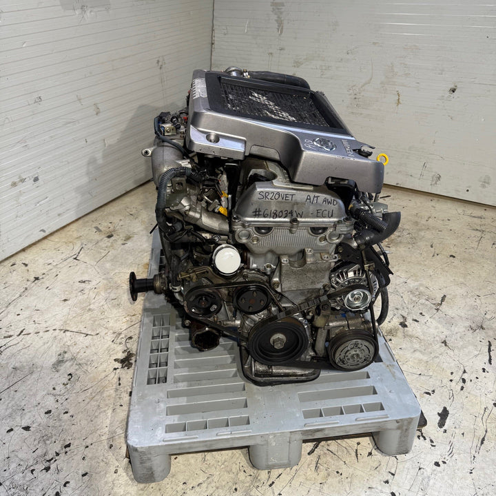 Nissan X-Trail 2000-2007 2.0l Turbo Engine Automatic Jdm Engine Transmission - Sr20vet Neo Vvl 618034W Nissan x Trail sr20vet JDM Engine Zone 