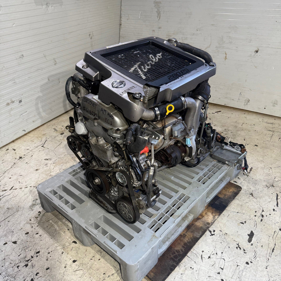 Nissan X-Trail 2000-2007 2.0l Turbo Engine Automatic Jdm Engine Transmission - Sr20vet Neo Vvl 618034W Nissan x Trail sr20vet JDM Engine Zone 