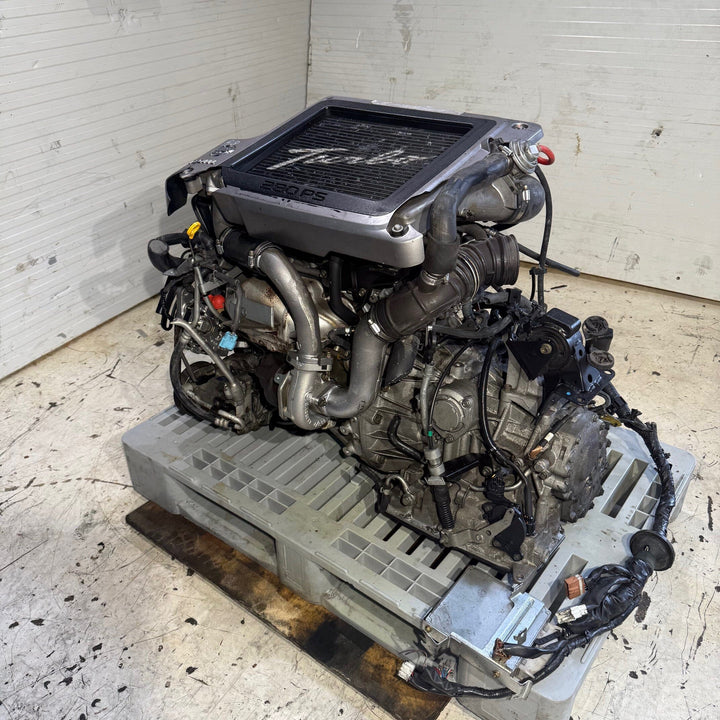 Nissan X-Trail 2000-2007 2.0l Turbo Engine Automatic Jdm Engine Transmission - Sr20vet Neo Vvl 618034W Nissan x Trail sr20vet JDM Engine Zone 
