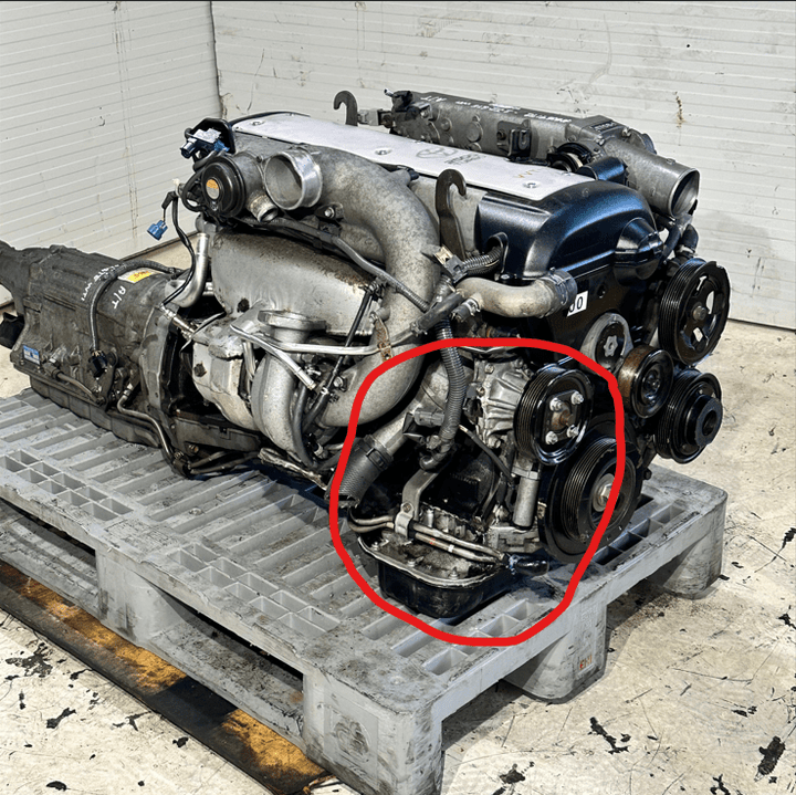 Toyota Chaser Soarer Supra 1JZ-GTE 2.5L Vvt-I Turbo Jdm Actual Engine Transmission Swap - 1JZ-GTE 6167172 Toyota Supra Chaser soarer 1jzgte Engine JDM Engine Zone 