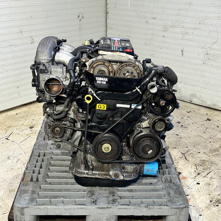 Toyota 2.0L Dual Vvti Rwd Complete JDM Engine 6 Speed Manual Transmission Swap Actual - 3S-GE Beams 9433880 JDM Engine Zone 