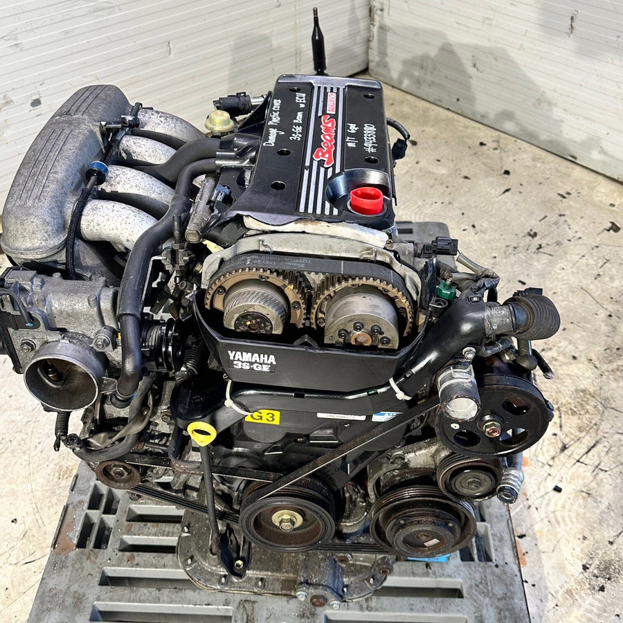 Toyota 2.0L Dual Vvti Rwd Complete JDM Engine 6 Speed Manual Transmission Swap Actual - 3S-GE Beams 9433880 JDM Engine Zone 