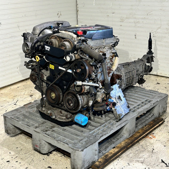 Toyota 2.0L Dual Vvti Rwd Complete JDM Engine 6 Speed Manual Transmission Swap Actual - 3S-GE Beams 9433880 JDM Engine Zone 