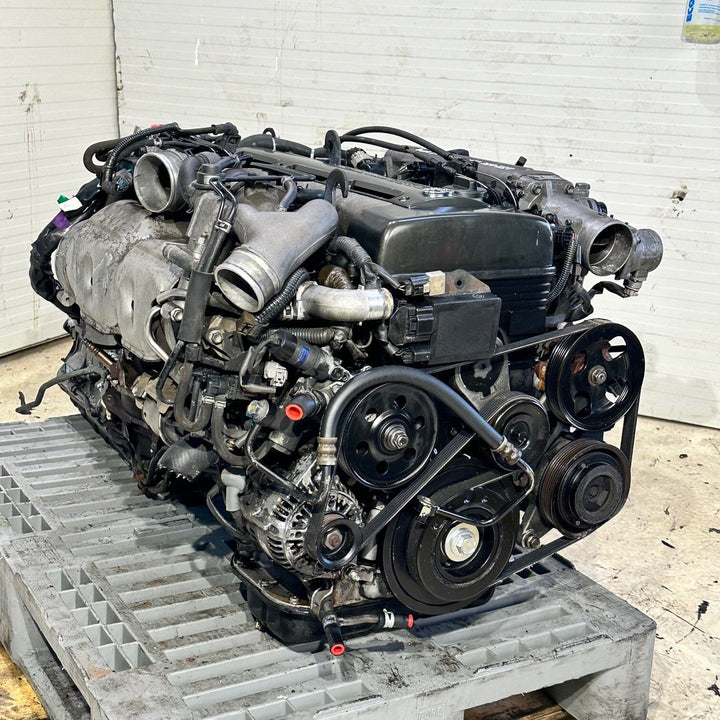 Toyota Supra 3.0L Non Vvt-I Turbo Engine Automatic Transmission Actual Swap - 2JZ-GTE 0110686 Toyota Supra Soarer Chaser Engine JDM Engine Zone 