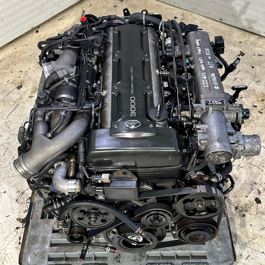 Toyota Supra 3.0L Non Vvt-I Turbo Engine Automatic Transmission Actual Swap - 2JZ-GTE 0110686 Toyota Supra Soarer Chaser Engine JDM Engine Zone 