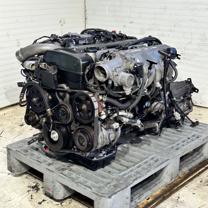 Toyota Supra 3.0L Non Vvt-I Turbo Engine Automatic Transmission Actual Swap - 2JZ-GTE 0110686 Toyota Supra Soarer Chaser Engine JDM Engine Zone 