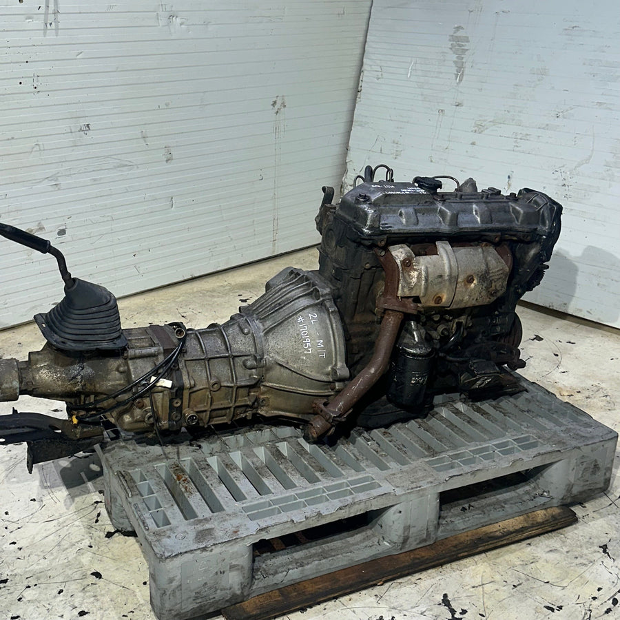 Toyota 2L 2.4L Diesel Non Turbo Manual Engine Actual Swap 1701957 Motor Vehicle Engines JDM Engine Zone 