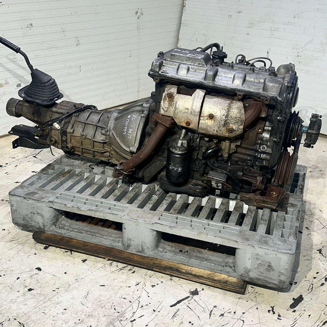 Toyota 2L 2.4L Diesel Non Turbo Manual Engine Actual Swap 1701957 Motor Vehicle Engines JDM Engine Zone 