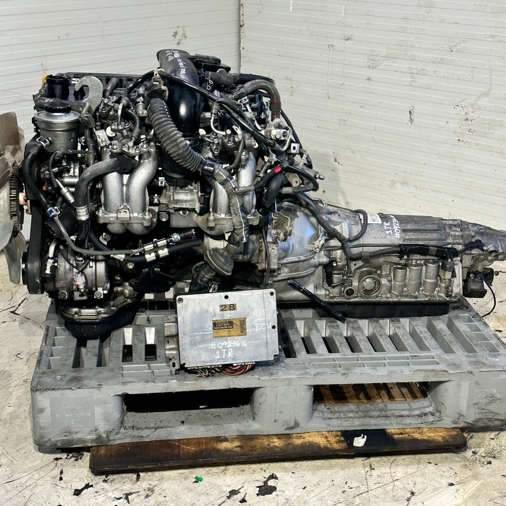 Toyota Dyna 2.0L DOHC VVT-i JDM Front Sump Engine RWD Automatic Transmission 1tr 0923616 Motor Vehicle Parts JDM Engine Zone 