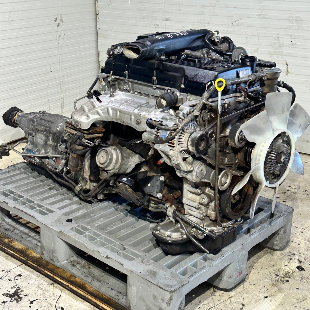 Toyota Dyna 2.0L DOHC VVT-i JDM Front Sump Engine RWD Automatic Transmission 1tr 0923616 Motor Vehicle Parts JDM Engine Zone 