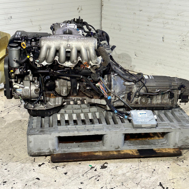 Toyota Supra 2.5L Vvti JDM Full Engine Transmission Automatic Swap - 1JZ-GE 0858731 Actual Photos Motor Vehicle Engines JDM Engine Zone 