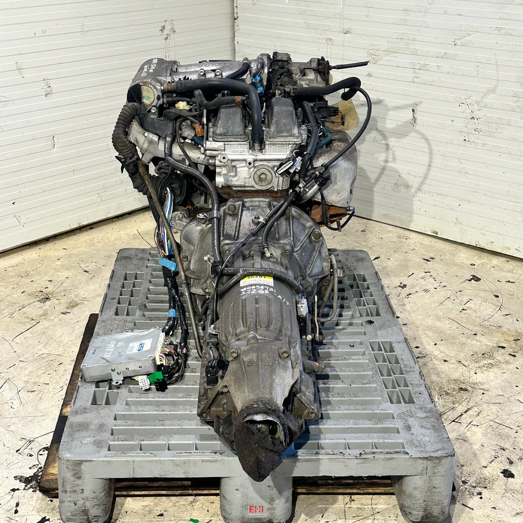 Toyota Supra 2.5L Vvti JDM Full Engine Transmission Automatic Swap - 1JZ-GE 0858731 Actual Photos Motor Vehicle Engines JDM Engine Zone 