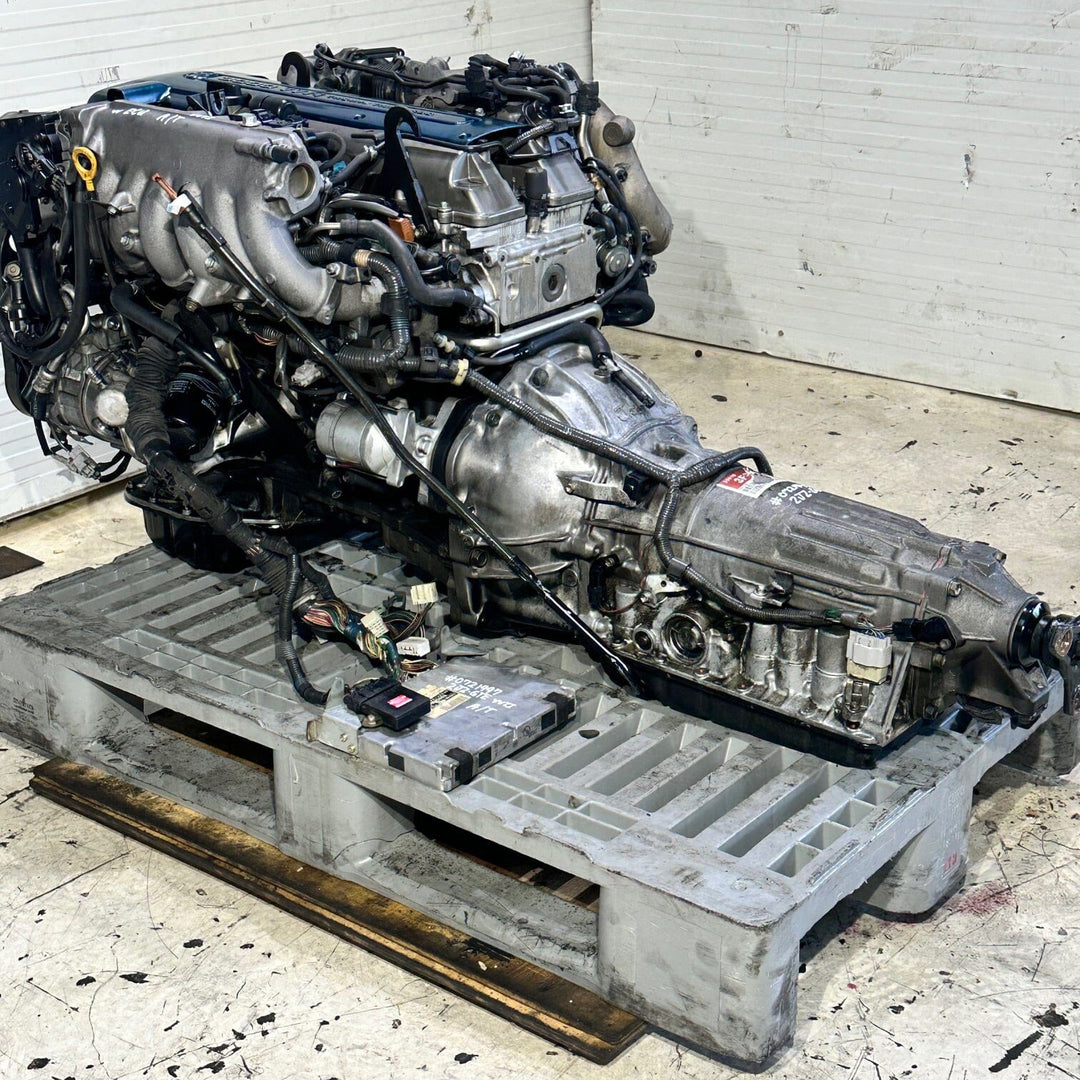 Toyota Supra Aristo 3.0L JDM Actual Engine Automatic Transmission Swap - 2jz-Gte Vvt-I Twin Turbo 0721997 toyota supra Aristo Engine 2jzgte 2jz JDM Engine Zone 