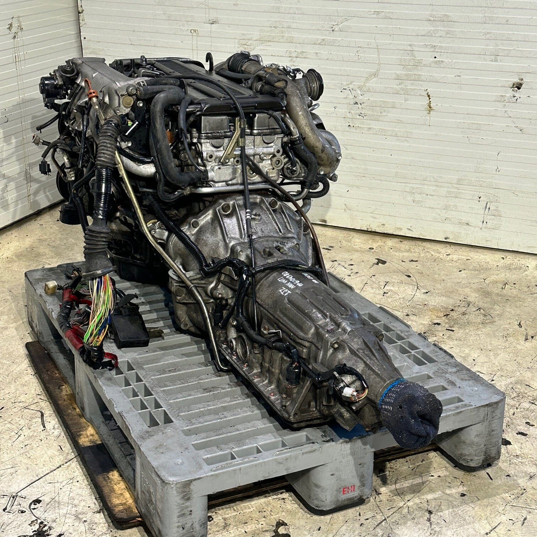 Toyota Supra Soarer Chaser 1989-1995 2.5L Non Vvt-I Turbo Engine Automatic Transmission Actual Swap - 1JZ-GTE 6104380 Toyota Supra Soarer Chaser Engine JDM Engine Zone 