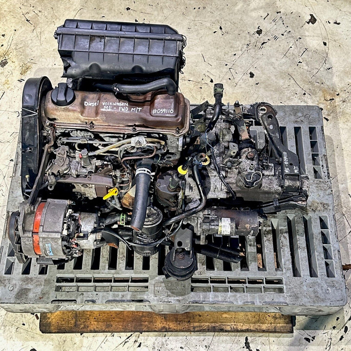 Volkswagen 1980-1992 Rabbit Golf Jetta 1.6L Jdm Edm Diesel Engine & Manual Transmission Swap ME JK CR volkswagon WV golf Jetta Passat diesel Engine JDM Engine Zone 