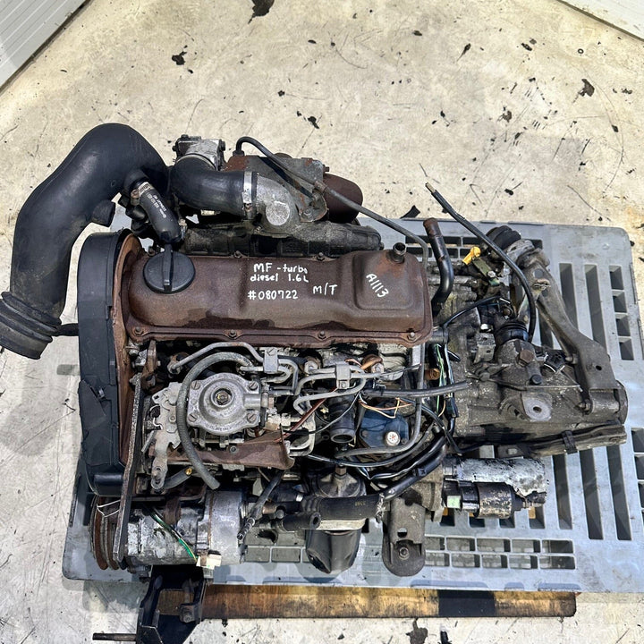 Volkswagen 1981-1991 Rabbit Jetta 1.6L Jdm Edm Turbo Diesel Engine & Manual Transmission Swap CY MF volkswagon WV golf Jetta Passat diesel Engine JDM Engine Zone 