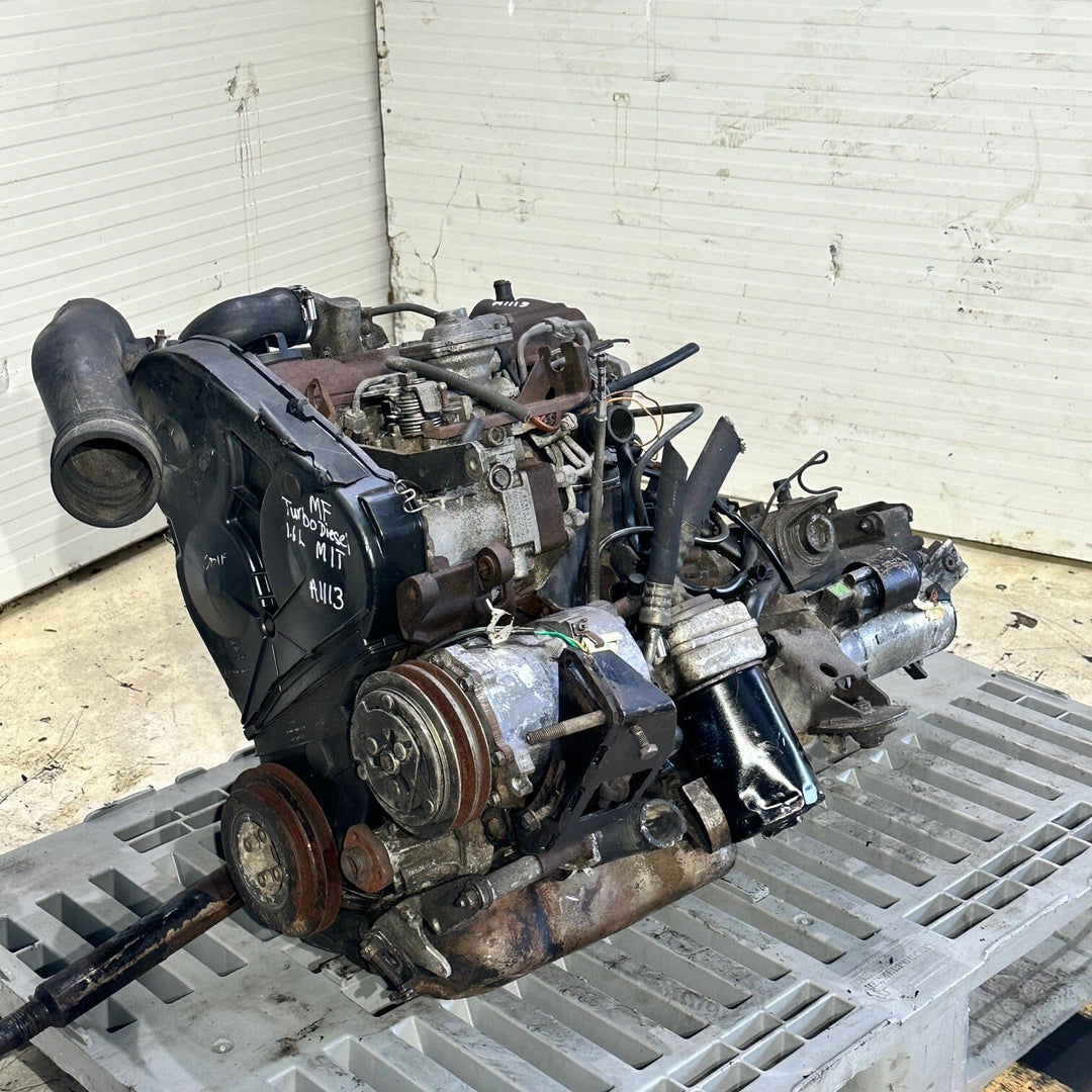 Volkswagen 1981-1991 Rabbit Jetta 1.6L Jdm Edm Turbo Diesel Engine & Manual Transmission Swap CY MF volkswagon WV golf Jetta Passat diesel Engine JDM Engine Zone 