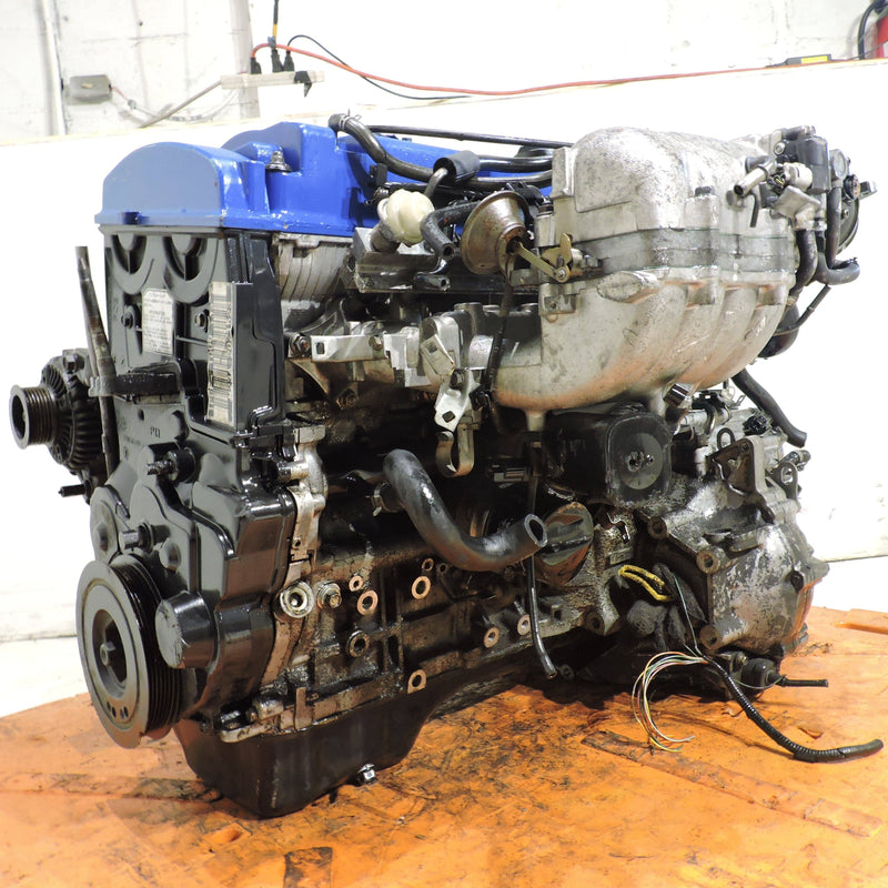 Honda Accord Prelude 2.3L Dohc Vtec Full Engine Transmission Automatic Swap H23A Blue Top Honda Accord Prelude 2.3l Engine JDM Engine Zone   