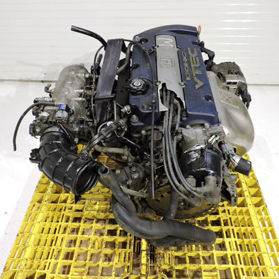 Honda Accord Prelude 2.3L JDM Engine Dohc Vtec - H23a Blue Top Honda Accord Prelude Engine h23a JDM Engine Zone   